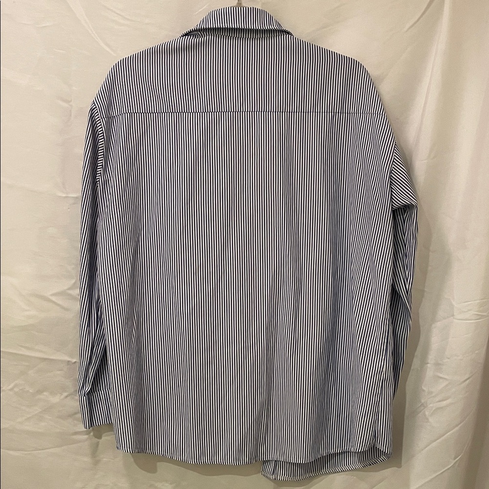 Classic Blue Striped Blouse - Picture 4 of 4